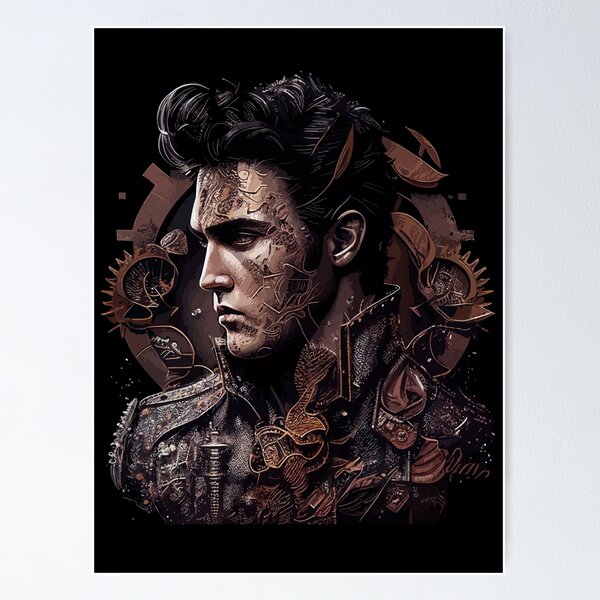 Steampunk Elvis Poster RB0712 product Offical elvis Merch