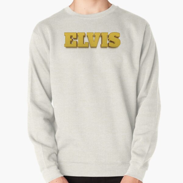 3D Gold Elvis Name Label Pullover Sweatshirt RB0712 product Offical elvis Merch
