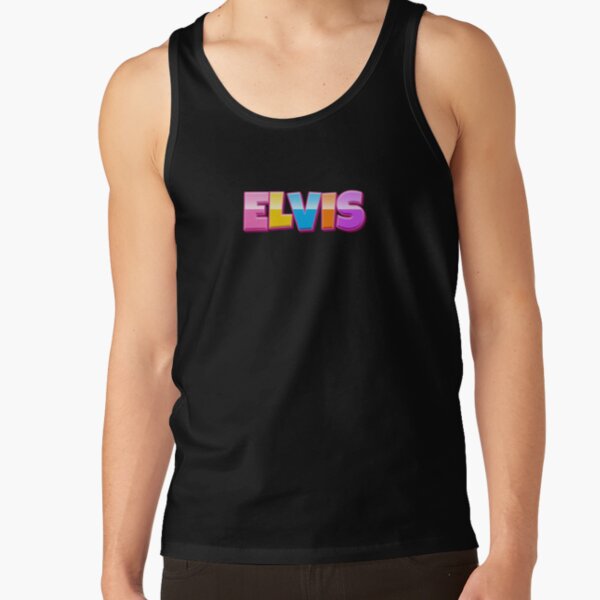 Craft Elvis Name Label (Black) Tank Top RB0712 product Offical elvis Merch