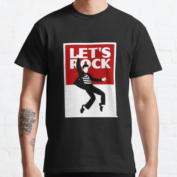 Rock and Roll Jailhouse Elvis Presley Minimalist art Classic T-Shirt RB0712 product Offical elvis Merch