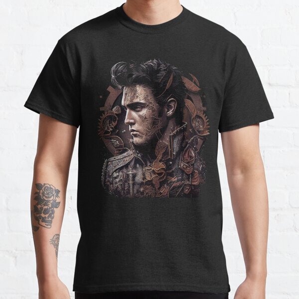 Steampunk Elvis Classic T-Shirt RB0712 product Offical elvis Merch