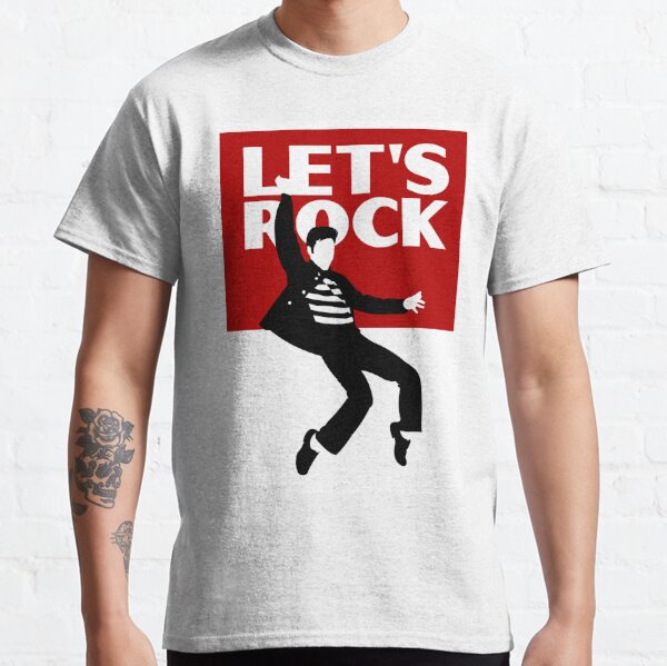 Rock and Roll Jailhouse Elvis Presley Minimalist art Classic T-Shirt RB0712 product Offical elvis Merch