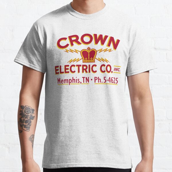 "Crown Electric Co. - Memphis" 1954  - Elvis' Truck Classic T-Shirt RB0712 product Offical elvis Merch