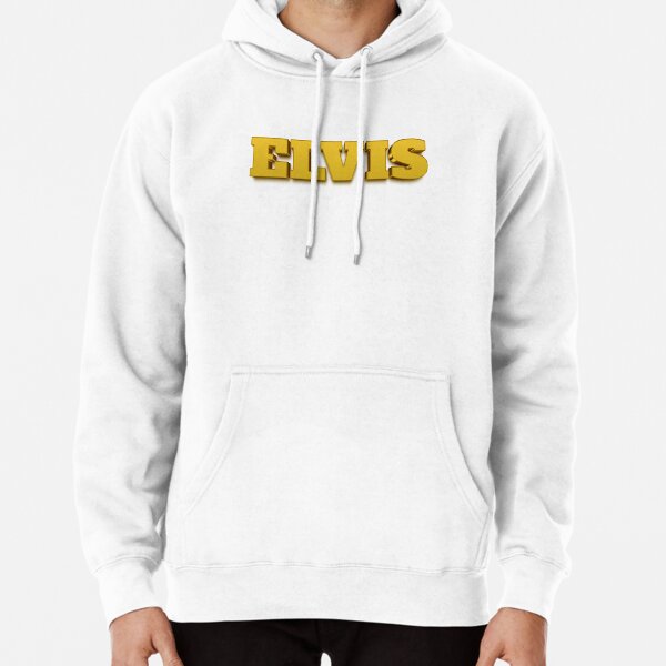 3D Gold Elvis Name Label Pullover Hoodie RB0712 product Offical elvis Merch