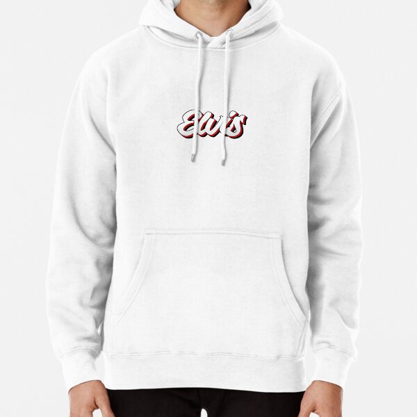 Retro Elvis Name Label Pullover Hoodie RB0712 product Offical elvis Merch