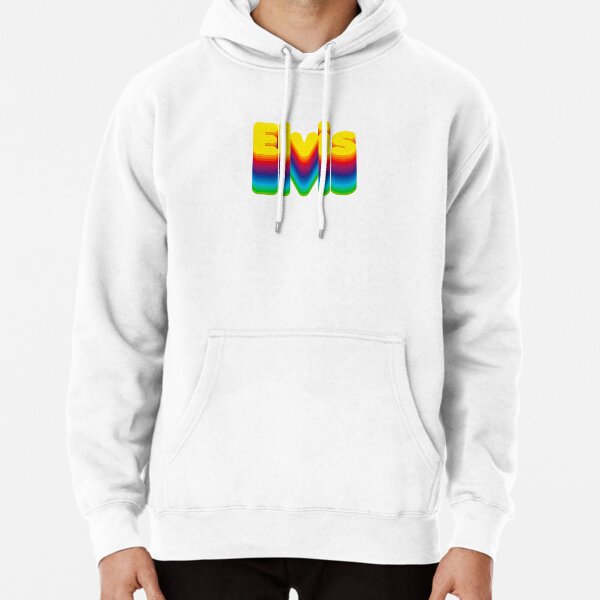 Rainbow Layers Elvis Name Label Pullover Hoodie RB0712 product Offical elvis Merch