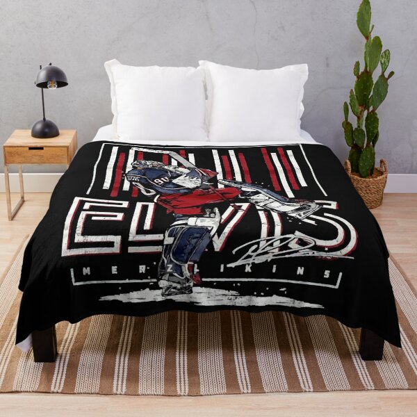 Elvis Merzlikins Essential T-Shirt.png Throw Blanket RB0712 product Offical elvis Merch