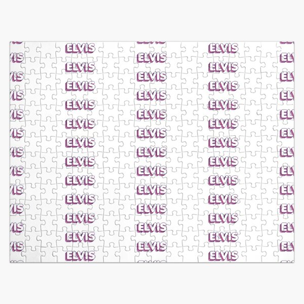 Pink Layers Elvis Name Label Jigsaw Puzzle RB0712 product Offical elvis Merch