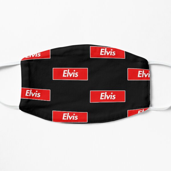 Elvis Name Label - Gift For Male Named Elvis Flat Mask RB0712 product Offical elvis Merch